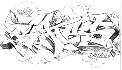 AFRO==============: Graffiti Sketch