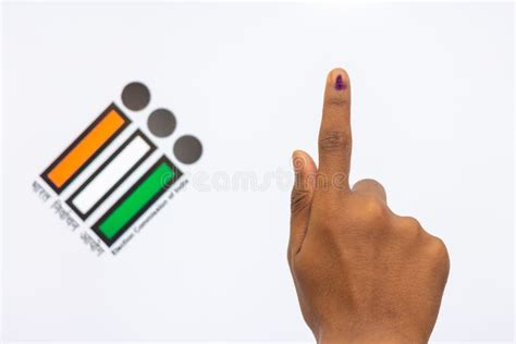 VOTE for INDIA, Female Indian Voter Hand with Voting Sign or Ink Pointing Out , Voting Sign on ...