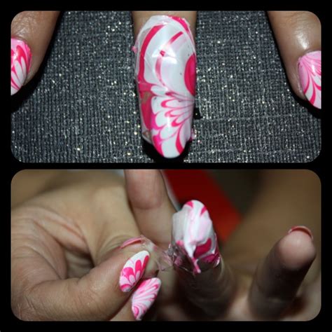 MOTD - Makeup of the Day: Water Marble Nail Designs Tutorial.