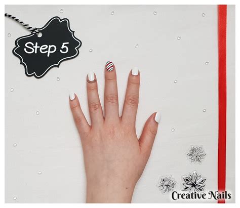 Candy Cane Nail Art Tutorial | Creative Nails