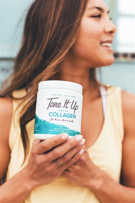 Marine Collagen Protein Powder For Hair, Skin, & Nails- Non-GMO, Gluten-Free | Tone It Up - 14 ...