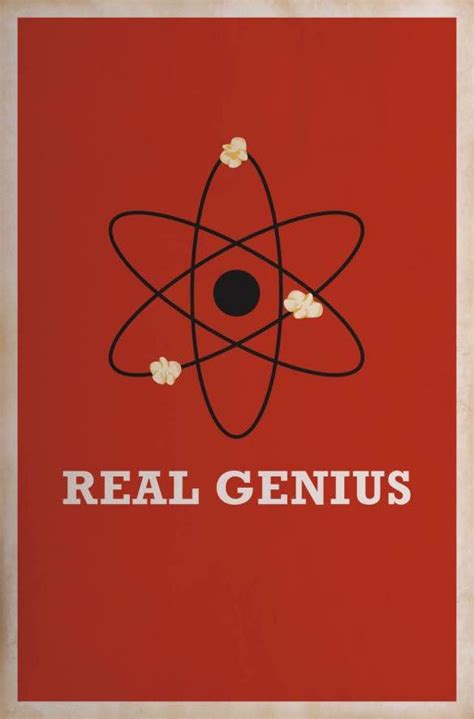 Real Genius - Minimalist Movie Poster | Real genius, Film posters ...