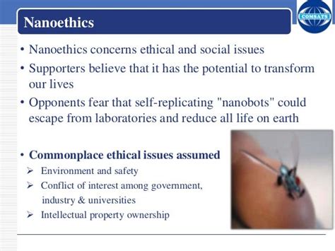 NanoBiotechnology, applications, nanoethics