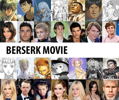 Berserk live-action cast. : Berserk