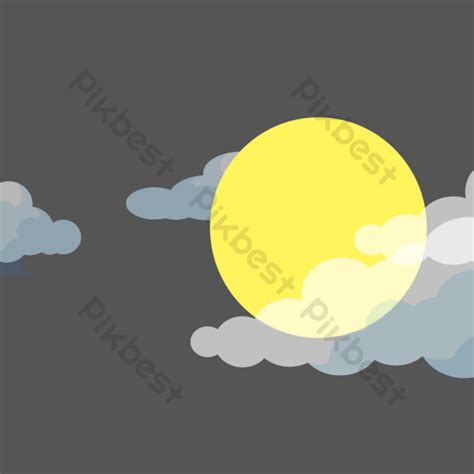 Drawing Moon Night Illustration | PSD PNG Images Free Download - Pikbest