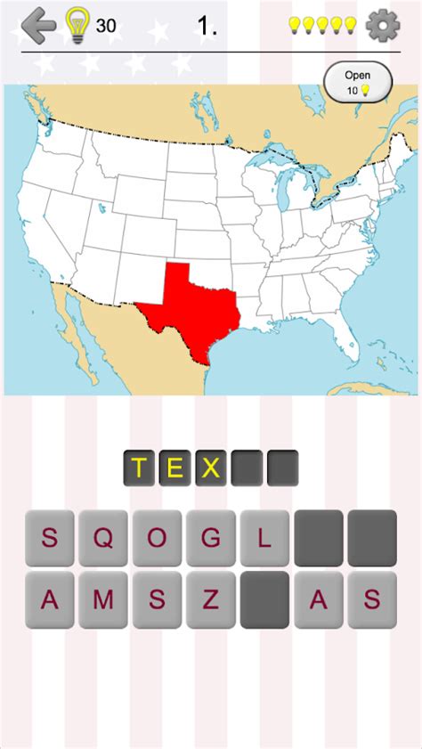 50 US States Map, Capitals & Flags - American Quiz - Android Apps on Google Play