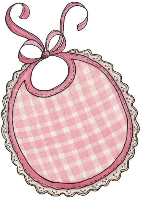 Pink bib | Baby girl clipart, New baby products, Baby scrapbook