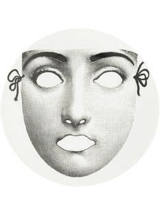 Black and white ceramic mask plate from Fornasetti. | Fornasetti Mask Plate Ceramic Mask ...