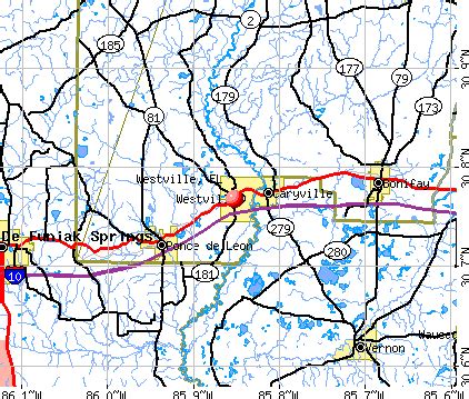 Westville, Florida (FL 32464) profile: population, maps, real estate, averages, homes ...