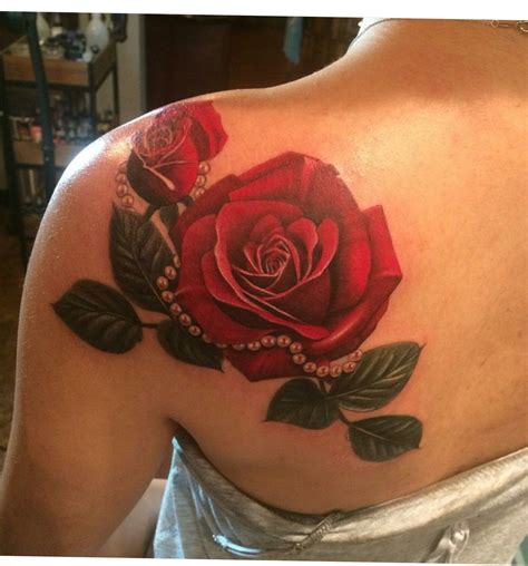 Rose Tattoo With Stars