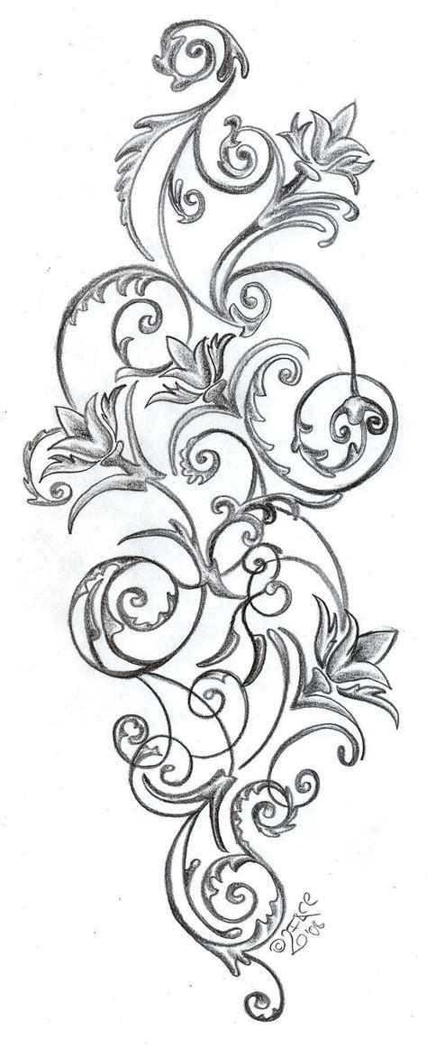 Image result for filigree designs | Picture tattoos, Pattern tattoo, Flower tattoos