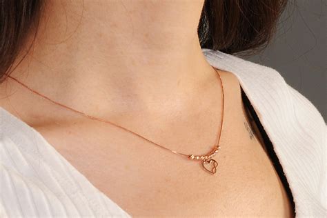 Infinity Heart Necklace Sterling Silver Heart Infinity - Etsy