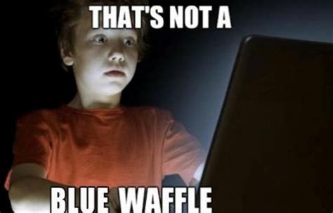 Not a Blue Waffle Funny Meme – FUNNY MEMES