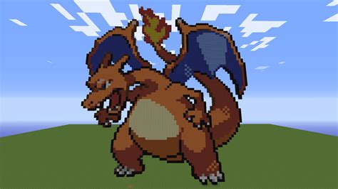 Charizard Pixel Art Minecraft 6/151 Pokemon!! by ArtisticNinja on ...