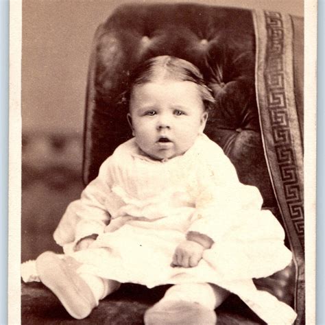 c1870s New Brunswick, NJ Cute Fat Baby Boy Mouth Open CdV Photo Card D Clark H19 for Sale ...