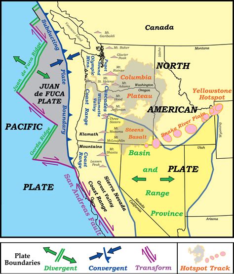 Continental Hotspot - Geology (U.S. National Park Service)