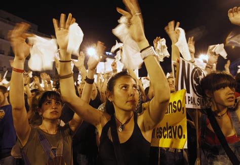 Thousands March in Spain to Mark First Anniversary of Protest Against ...