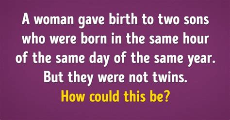 10 Great Riddles That Will Make You Think Outside the Box | Brain ...