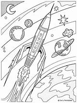 Printable Spaceship Coloring Pages  UFOs Rockets And More sketch template