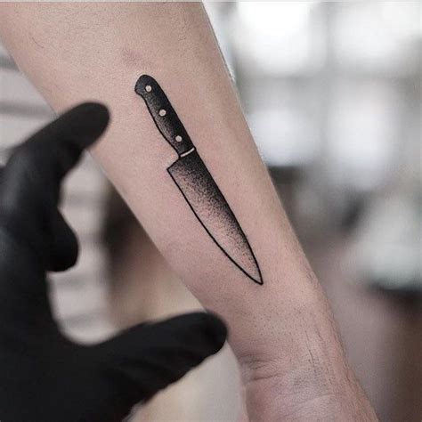 Traditional Tattoos Knife