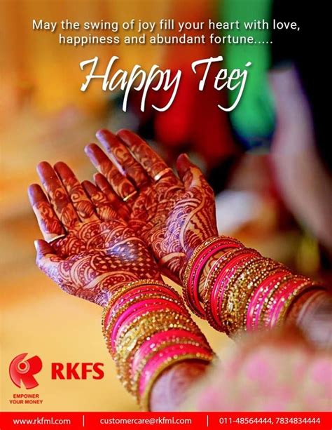 Happy Teej May the swing of joy fill your heart with love, happiness and abundant fortune ...