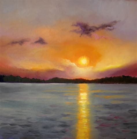 Nel's Everyday Painting: Bay Sunset - SOLD