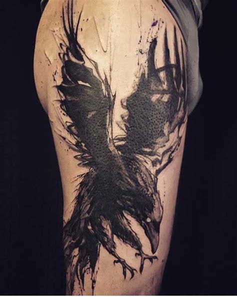 Raven tattoo? | Raven tattoo, Hand tattoos, Viking tattoos