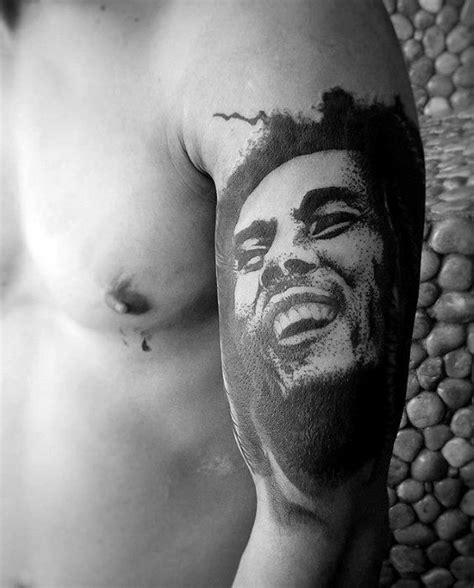 60 Bob Marley Tattoos For Men - Jamaican Design Ideas