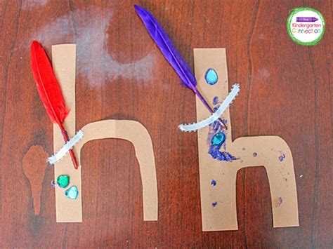 Lowercase Letter H Craft - H is for Hat Kindergarten Letter Craft