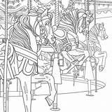 DAVID PALMER STUDIO  Carousel A Coloring Jones coloring Book For Adults sketch template