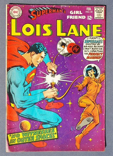 Superman's Girl Friend Lois Lane No. 81 February 1968 | Etsy in 2021 | Vintage comic books ...