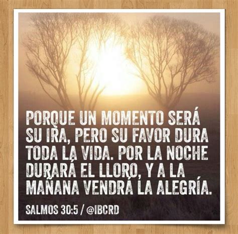 SALMO 30:5 #DiosTeAmaaYPeleaporsusHijos... | Salmos, Jehova dios ...