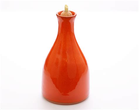 Clay olive oil drizzler in orange | Traditional clay olive o… | Flickr