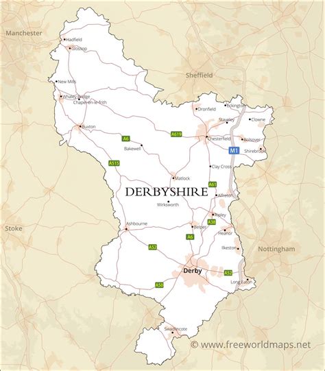 Derbyshire Maps