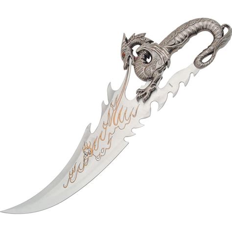 China Made M2814 Fire Dragon Fantasy Fixed Blade Knife - Knife Country, USA