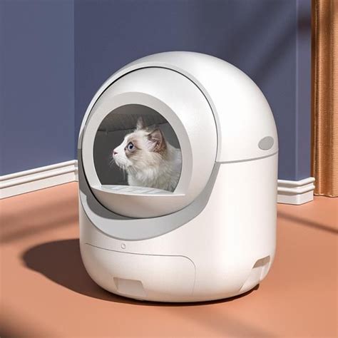 Smart Auto Robot Cat Litter Box | Cat litter box furniture, Automatic ...