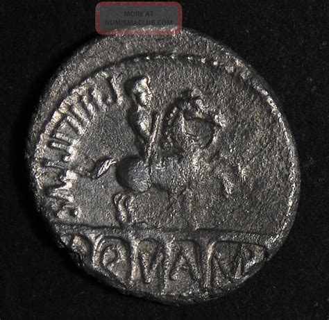 Marcia Roman Republic Denarius Denario Republicano 56bc - Vf Silver Plata