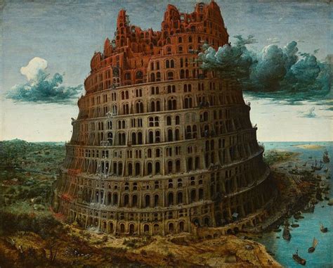 Pieter Bruegel dit l’Ancien, Tour de Babel (petite) : tableau de GRANDS PEINTRES et peinture de ...