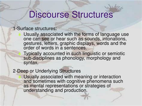 PPT - DISCOURSE ANALYSIS PowerPoint Presentation, free download - ID:2369724