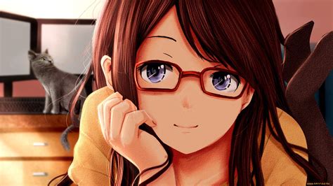 Anime Girl With Glasses Wallpapers Images Wallpaperboat | SexiezPicz Web Porn