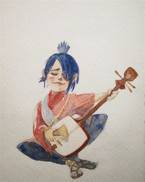 Kubo and the Two Strings : r/drawing