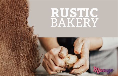 Menugo - Rustic Bakery Menu Template