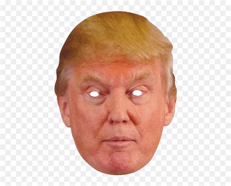 Donald Trump Mask Clip Arts - Printable Trump Face Mask, HD Png ...