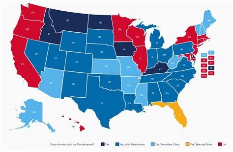 Florida CCW Gun Laws - Concealed Carry States