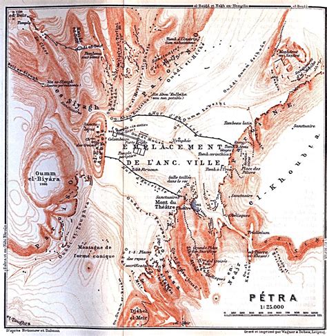 Petra Map - petra jordan • mappery Petra Map, Petra Jordan, Pin Map ...