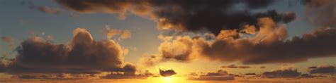 ArtStation - Sunset Skies HDRI Collection Vol.2 - 6 Skies at 16k resolution, Clouds+Atmosphere ...