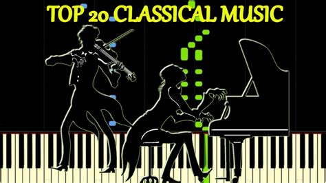 TOP 20 CLASSICAL MUSIC MASTERPIECES ON PIANO - how to play [Synthesia] - YouTube