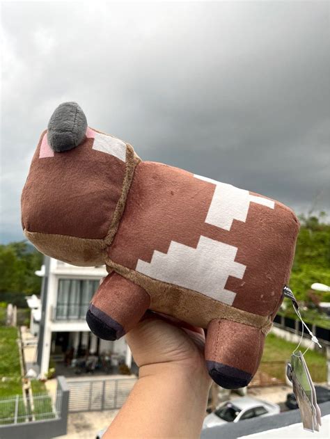 Minecraft Cow Plush, Hobbies & Toys, Toys & Games on Carousell