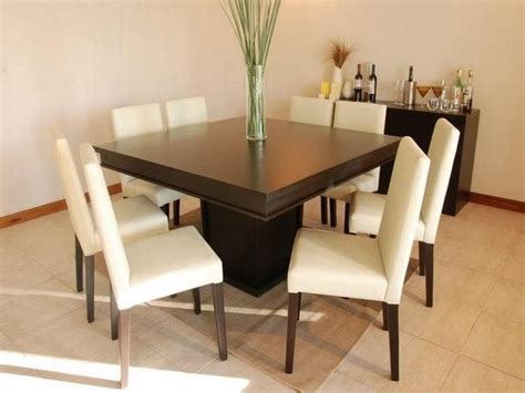 8 Seater Square Dining Table And Chairs