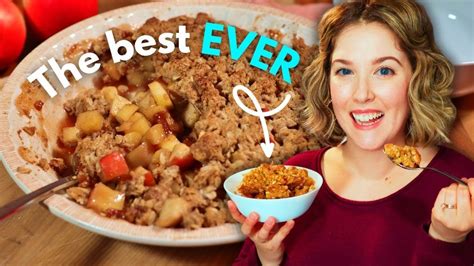 Vegan Apple Crumble Recipe 🍎 Are you ready to CRUMBLE?! 🥊 - YouTube